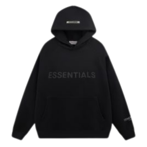 Black Essential Hoodie