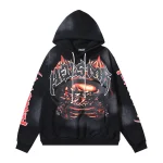 Black and Red Hellstar Hoodie