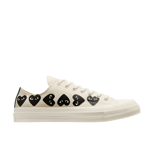 CDG Converse Multi Hearts Low Top – White CDG Converse Multi Hearts Low Top – White