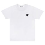 CDG Play Basic Black Emblem T-Shirt