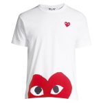 CDG Play Bottom Heart T-Shirt