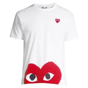 CDG Play Bottom Heart T-Shirt