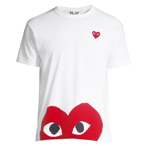 CDG Play Bottom Heart T-Shirt CDG Play Bottom Heart T-Shirt