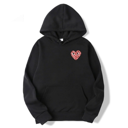 CDG Play Camo Small Heart Hoodie CDG Play Camo Small Heart Hoodie