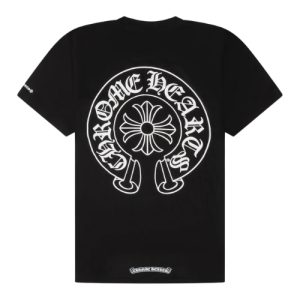 Chrome Hearts Black Horseshoe Pocket T Shirt