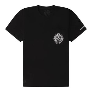 Chrome Hearts Black Horseshoe Pocket T Shirt