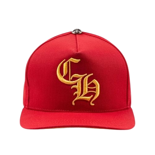 Chrome Hearts Red Silver Button Cap Chrome Hearts Red Silver Button Cap