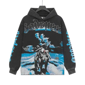 Godspeed Future Is Brand Graphic Hoodie Black