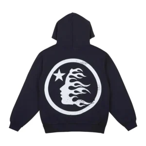 Hellstar Black Yoga Graphic Hoodie