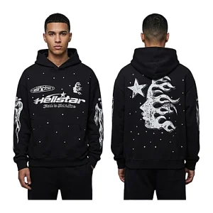 Hellstar Vintage Black Racer Hoodie