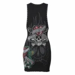 Lost Intricacy Black Ink & Bones Dress
