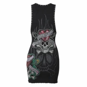 Lost Intricacy Black Ink & Bones Dress