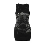 Lost Intricacy Black Twin Tiger Dress