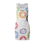 Lost Intricacy Colorful Starfall Dress