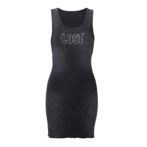 Lost Intricacy Grey Inverse Dress