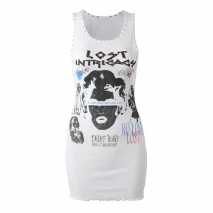 Lost Intricacy White Love Lost Dress